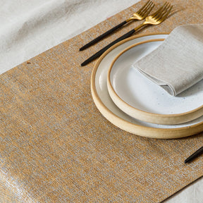 Tuscany Table Runner 8 seater - Gold