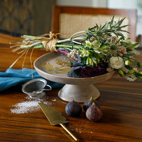 Wisteria Cake Stand And Cake Knife & Server Set