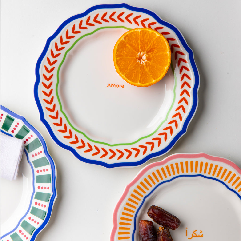 Shukran Plates- set of 4- أطباق شُكرًا