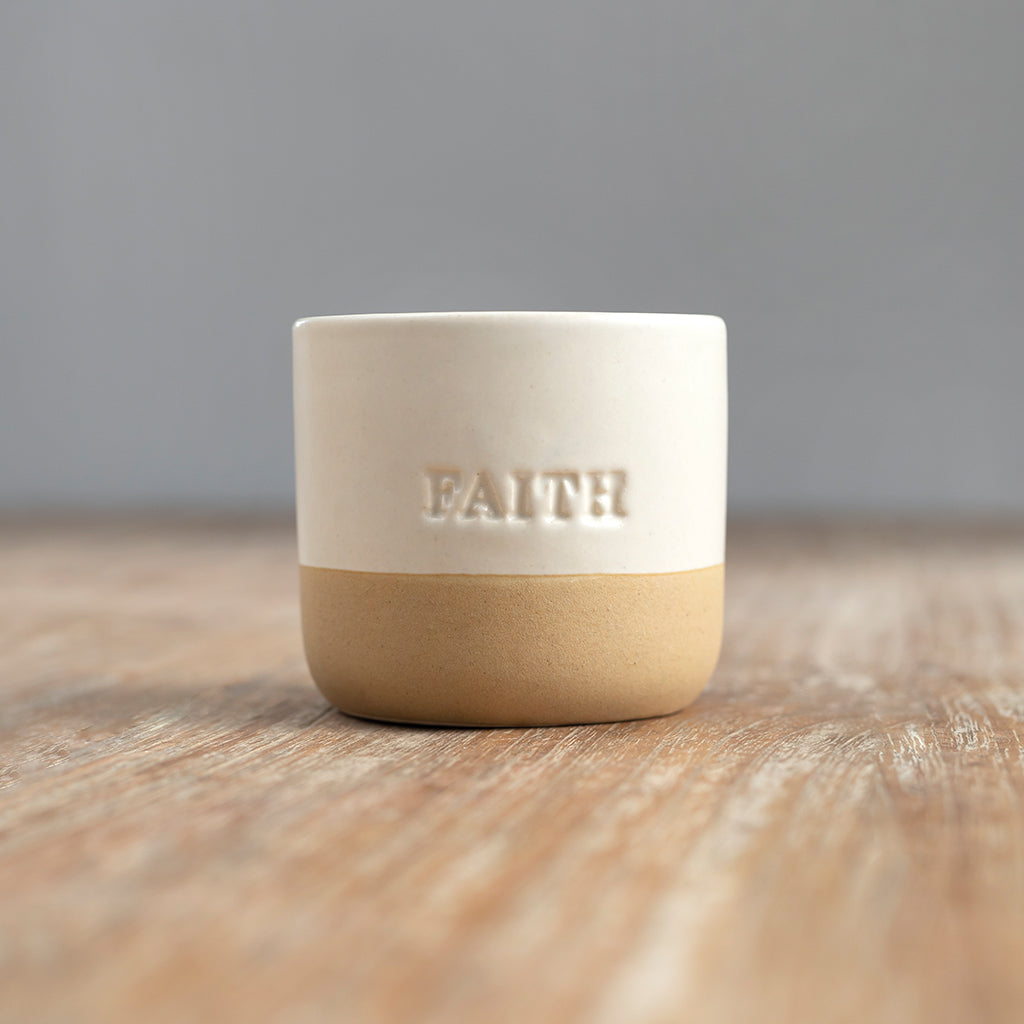 Hope and Faith Cups- Set of 4