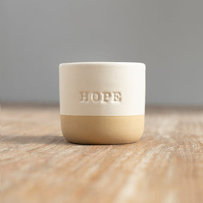 Hope and Faith Cups- Set of 4