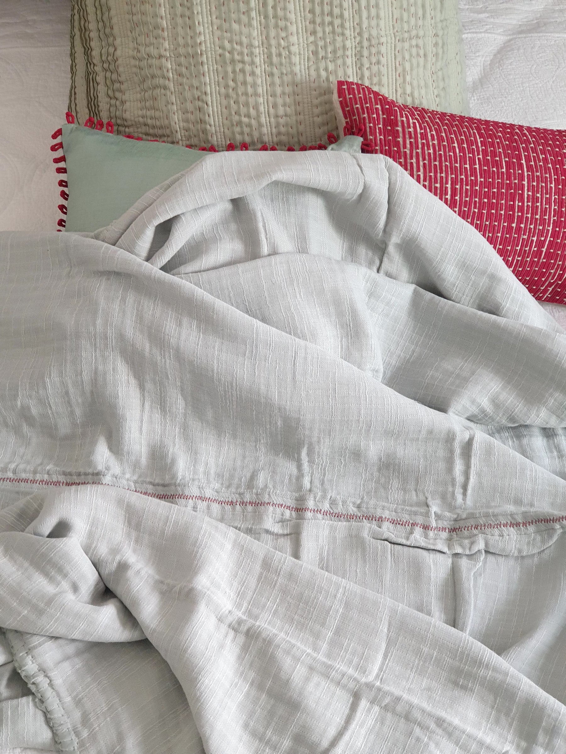 DISTRESSED COTTON THROW BLANKET ONLINE